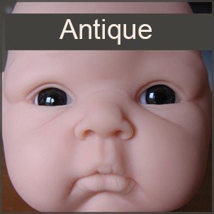 Mouth blown doll eyes. Color: ANTIQUE